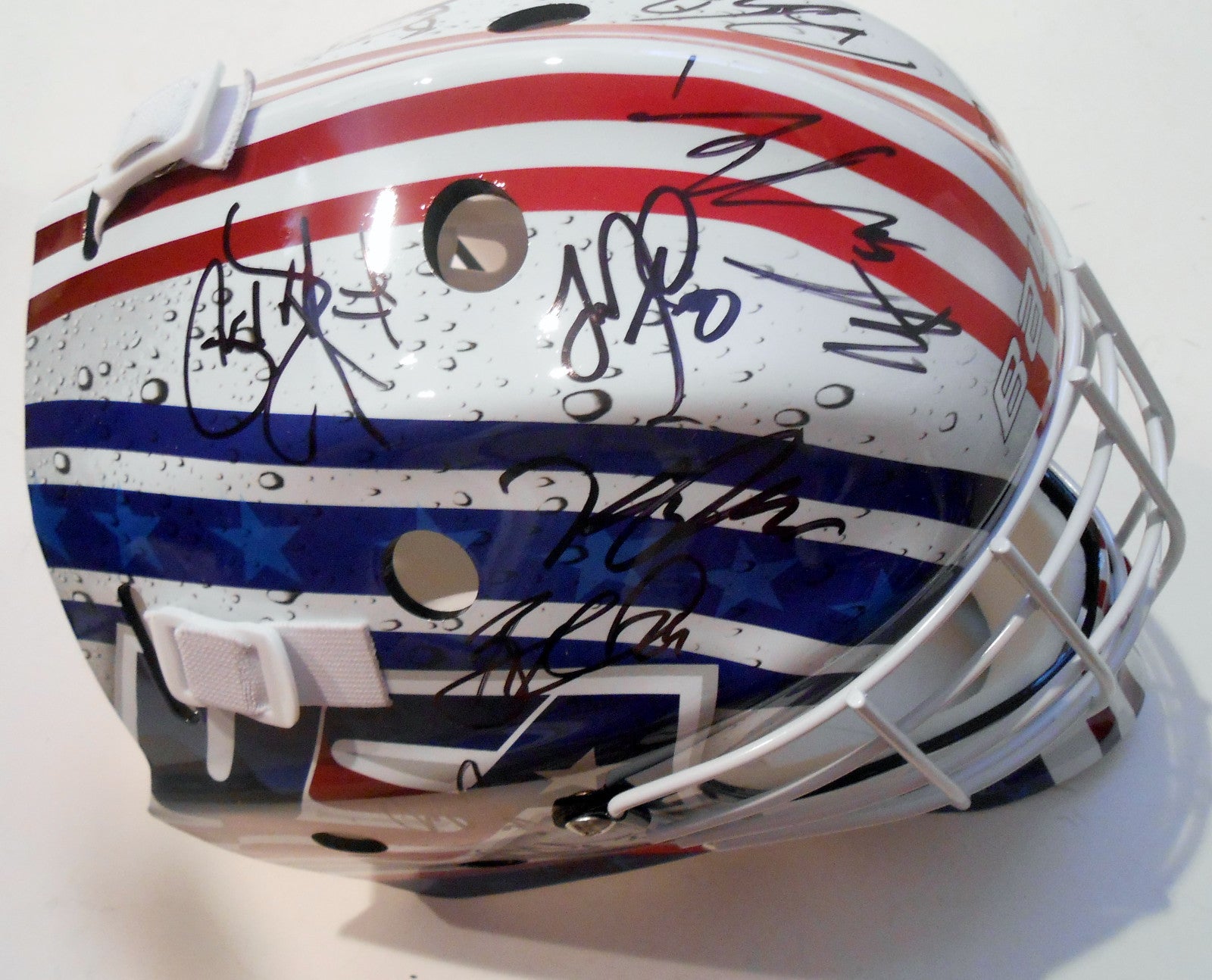 2016 World Cup of Hockey Signed Team USA Goalie Mask w/COA #1