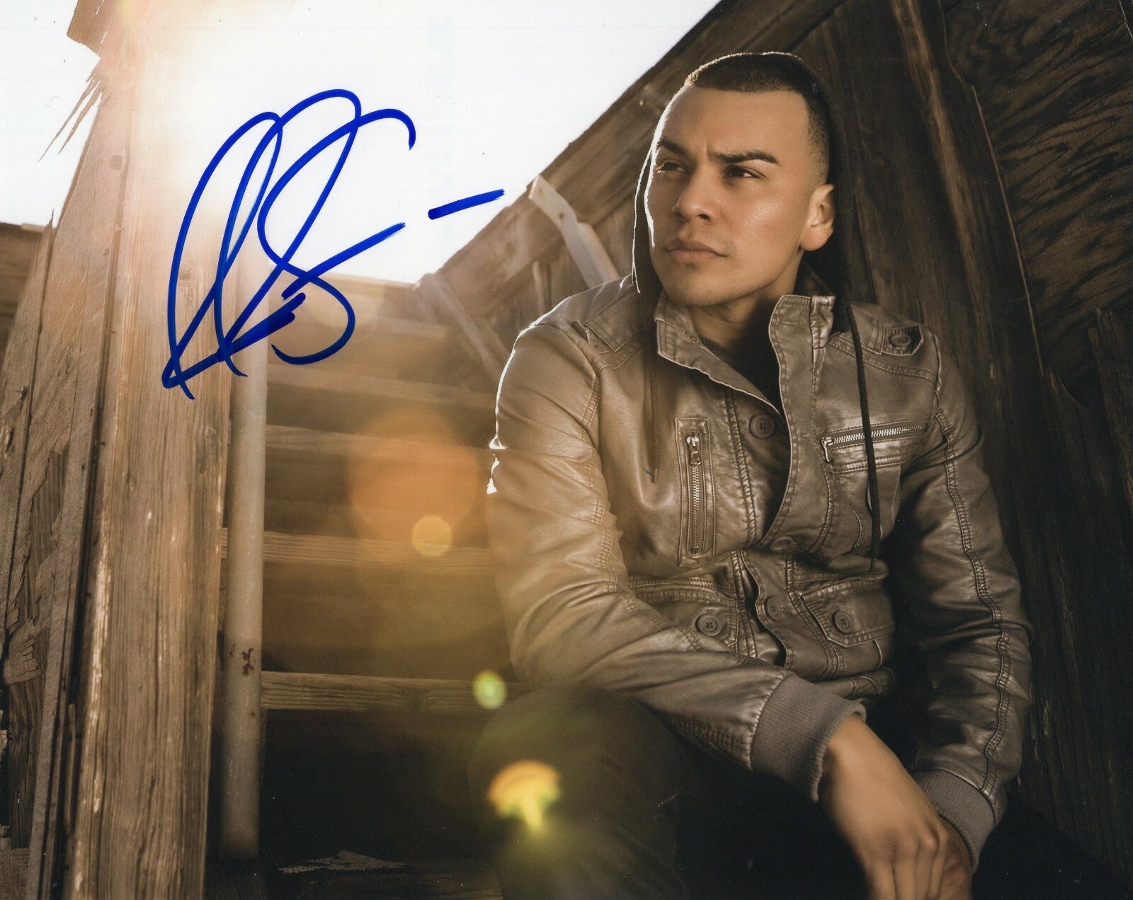 J. J. Soria Signed 8x10 Photo w/COA Dexter The Shield SOA CSI Miami #1