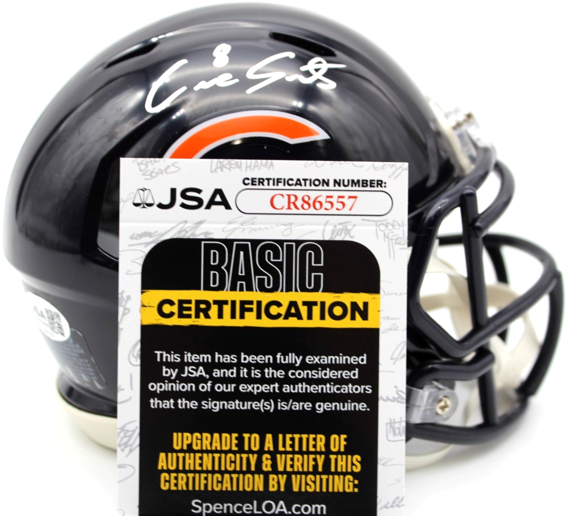 Cairo Santos Chicago Bears Signed Mini Football Helmet w/JSA COA CR86557