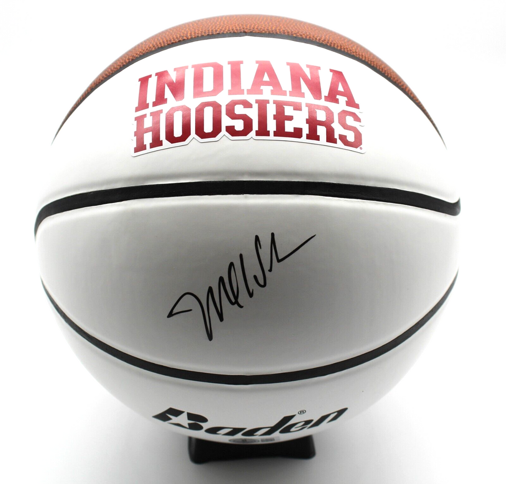 Mike Woodson Signed Indiana Hoosiers Full Size Basketball w/Beckett COA BP89882