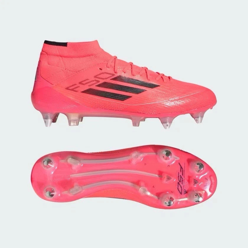 Adidas F50 Elite Mid SG Turbo Soccer Cleats IH6133 Womens Size 11.5 / Mens 10