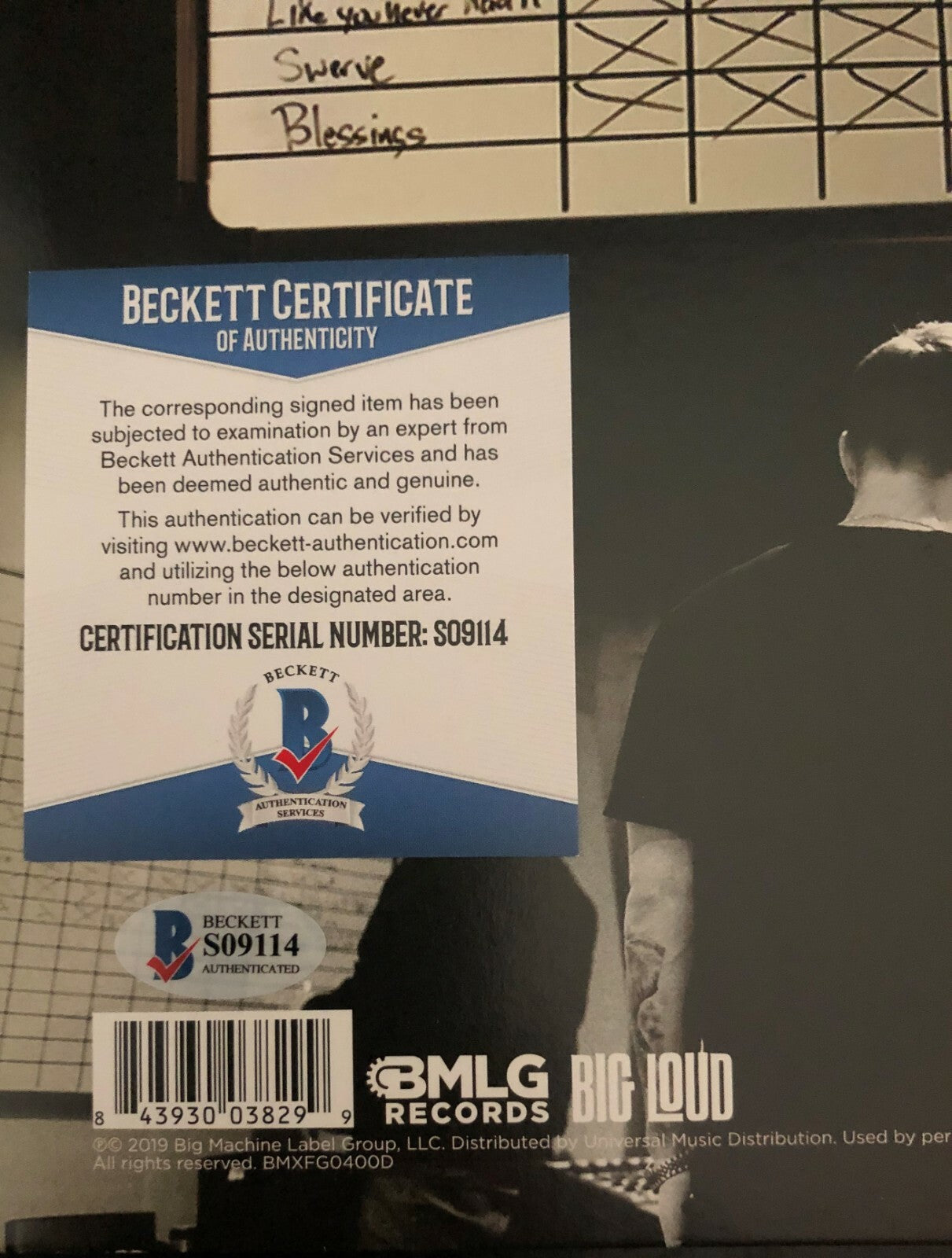 Florida Georgia Line Signed New Album Can't Say I Ain't Country w/Beckett COA #1