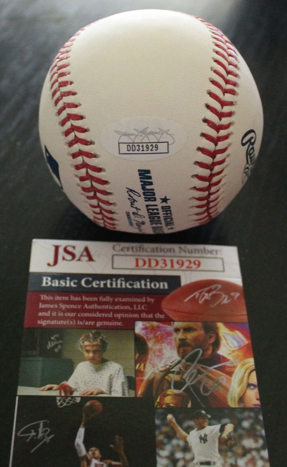 Wander Franco Signed Official MLB Baseball w/JSA COA DD31929 Tampa Bay Rays