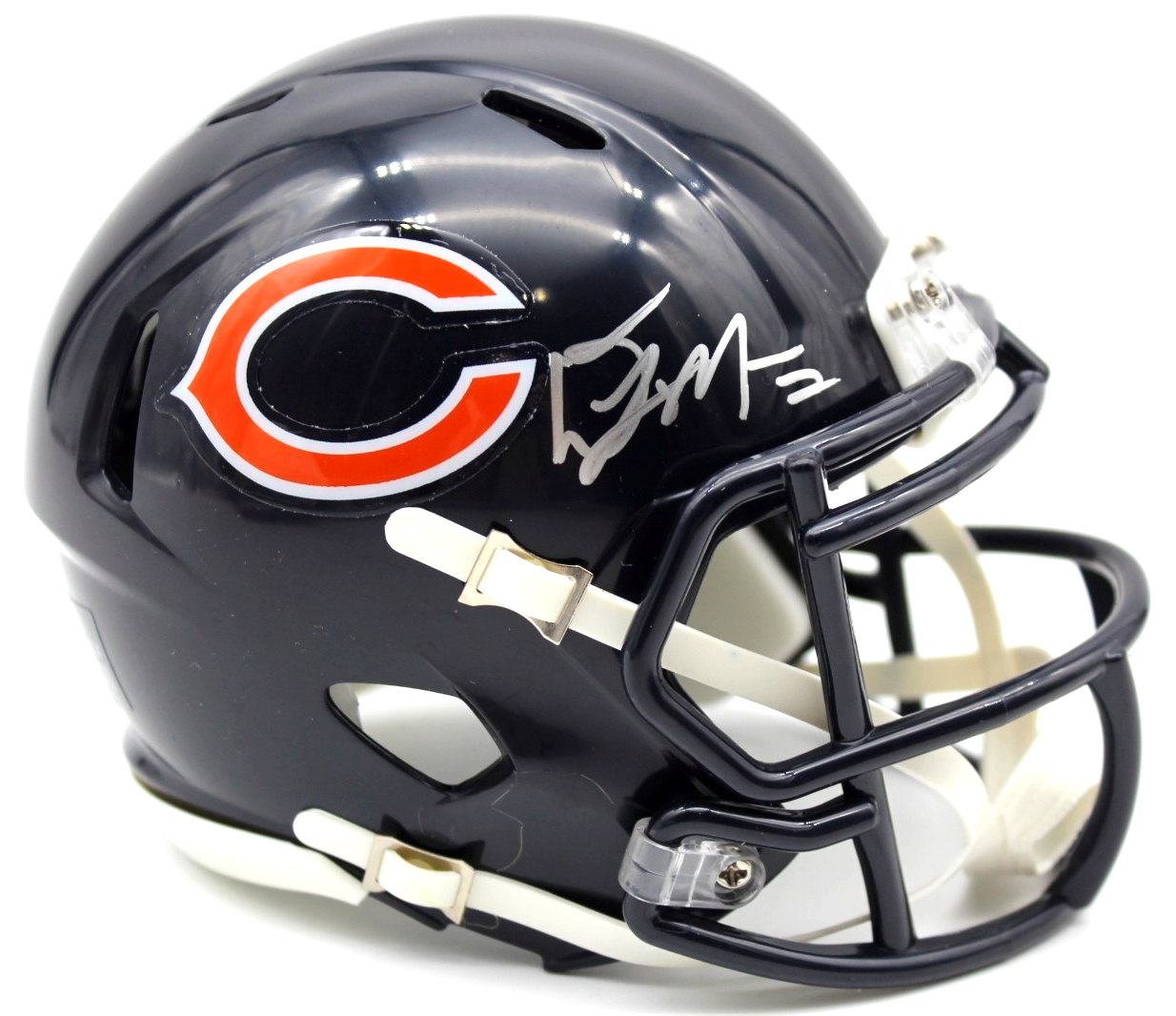 D.J. Moore DJ Signed Chicago Bears Mini Football Helmet w/JSA COA CK19753