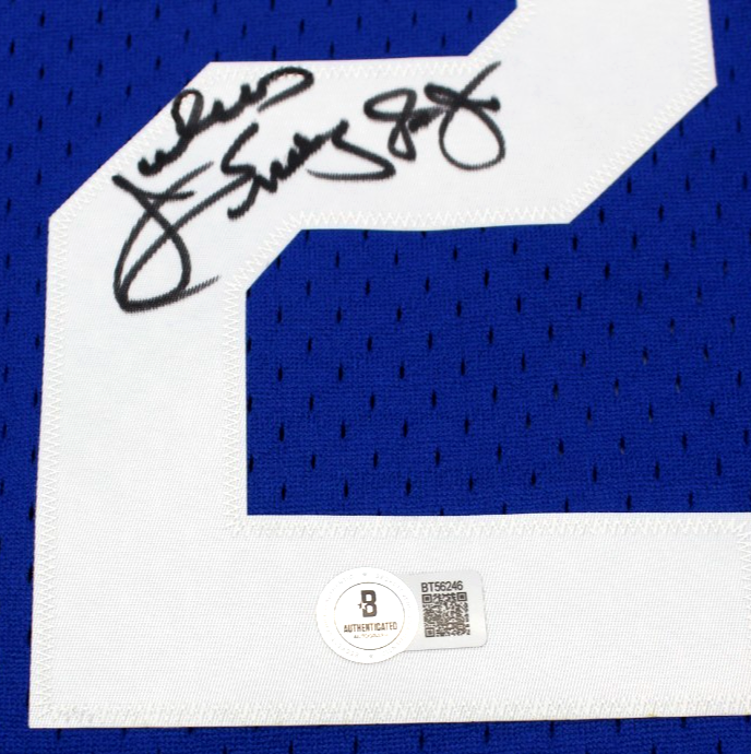 Julius Erving Signed New York Nets Brand New XL Jersey W/Beckett BAS COA BT56246