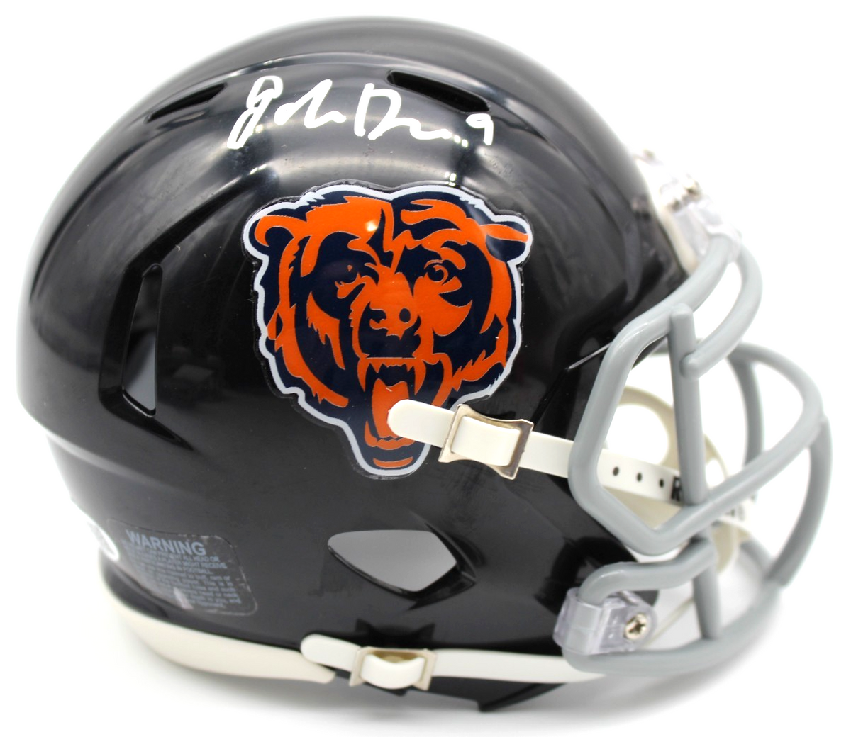 Jahdae Walker Signed Chicago Bears Custom Mini Helmet w/JSA COA CR86564