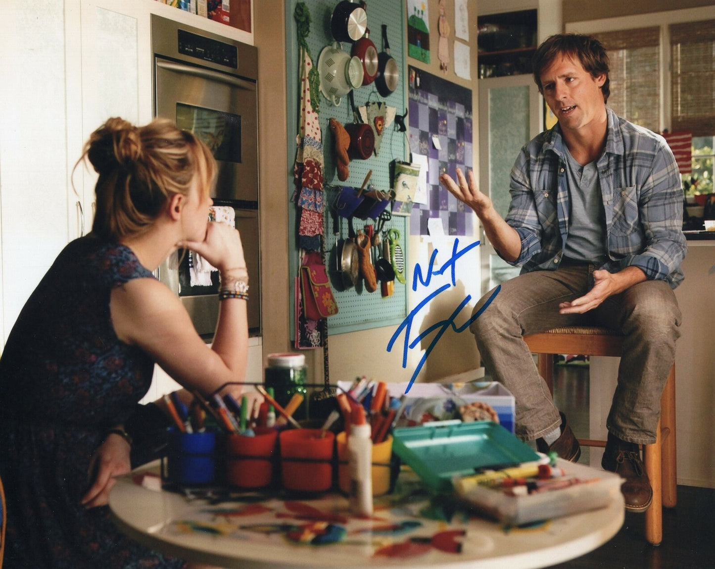 Nat Faxon Signed Ben and Kate TV Show 8x10 Photo w/COA Ben Fox