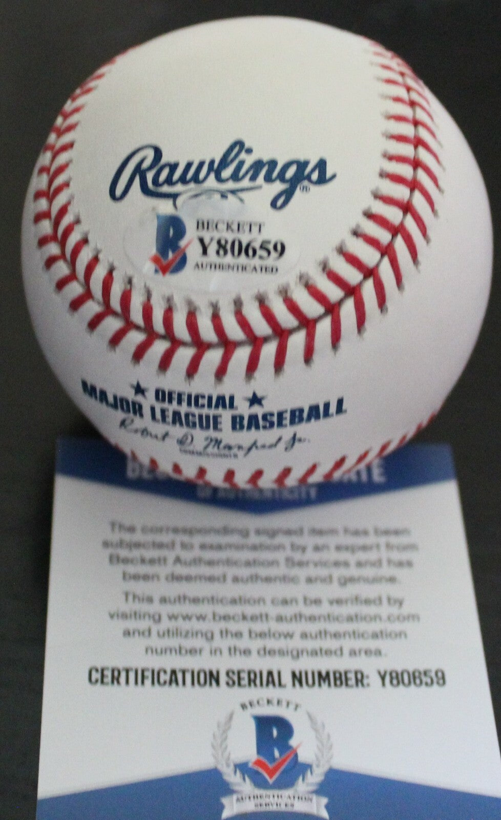 Forrest Whitley Houston Astros Signed Official Baseball W/Beckett COA Y80659