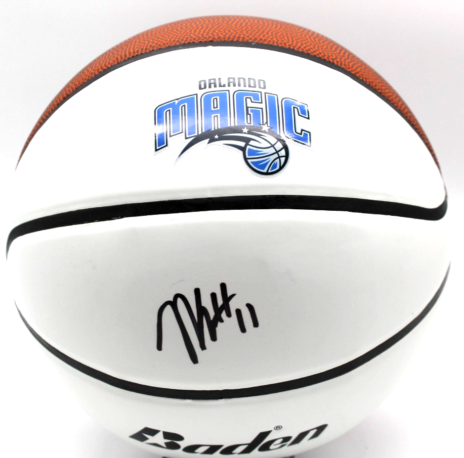 Jase Richardson Orlando Magic Signed Logo Basketball W/Beckett COA BR32933