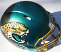Jacksonville Jaguars Custom Speed Blaze Football Helmet QB Decals Used Minshew