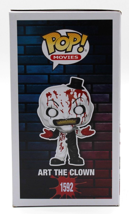 Damien Leone Signed Art The Clown Terrifier Funko Pop 1592 w/Beckett COA BT56268