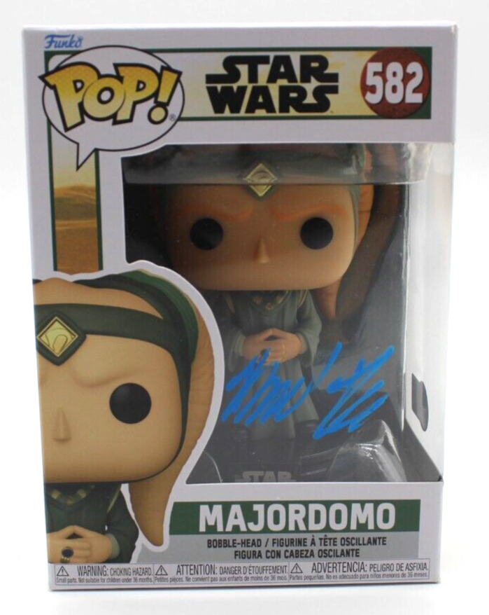 David Pasquesi Star Wars Majordomo #582 Signed Funko Pop w/Beckett COA BP89922