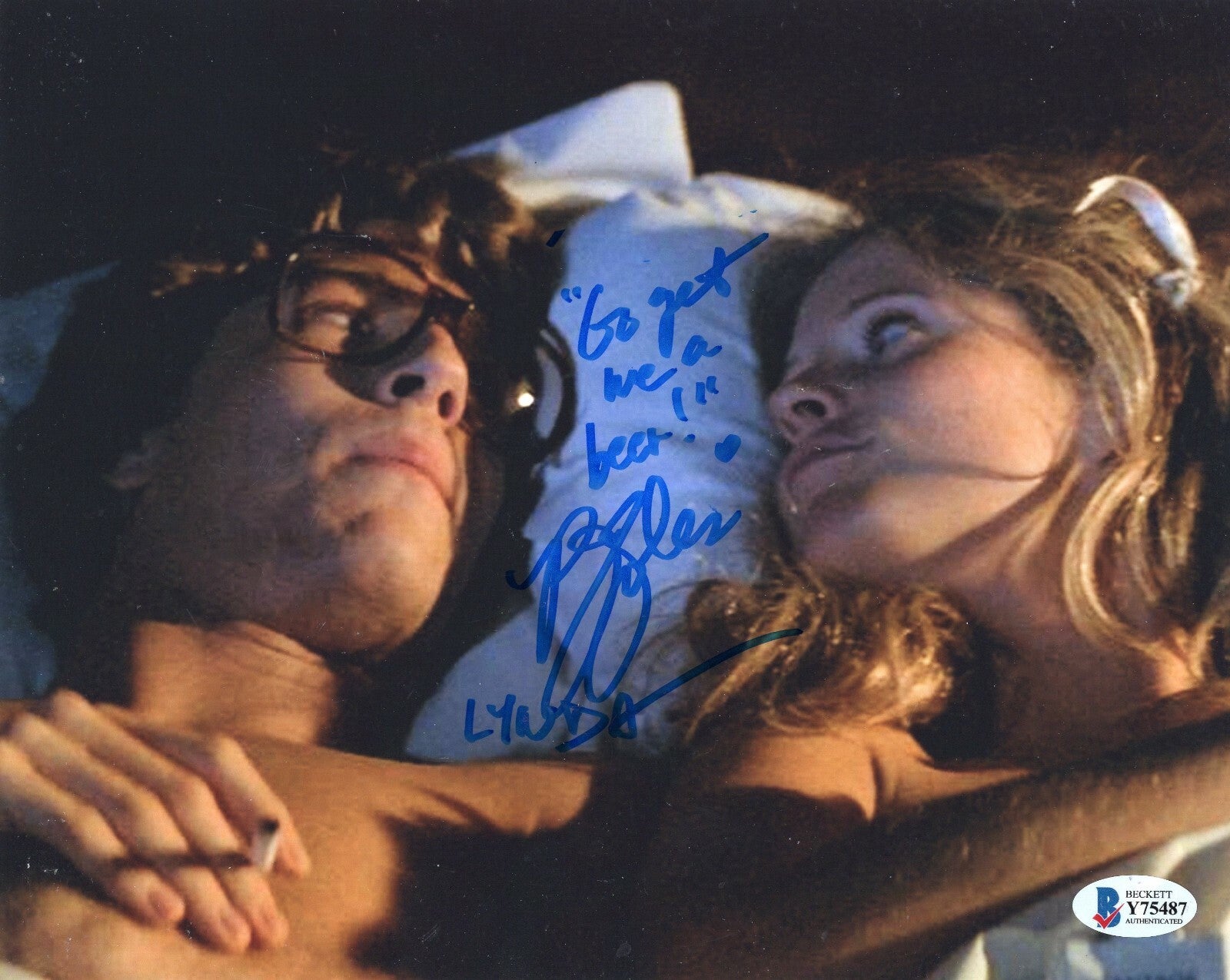 P.J. Soles Signed Halloween Movie Lynda 8x10 Photo w/Beckett COA Y75487