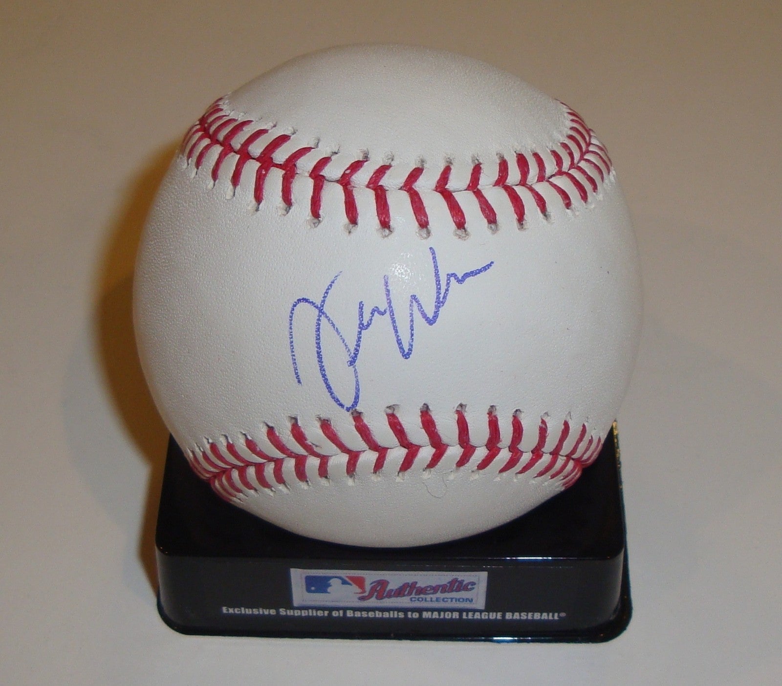 Justin Williams Signed Official Major League Game Baseball w/COA 2012