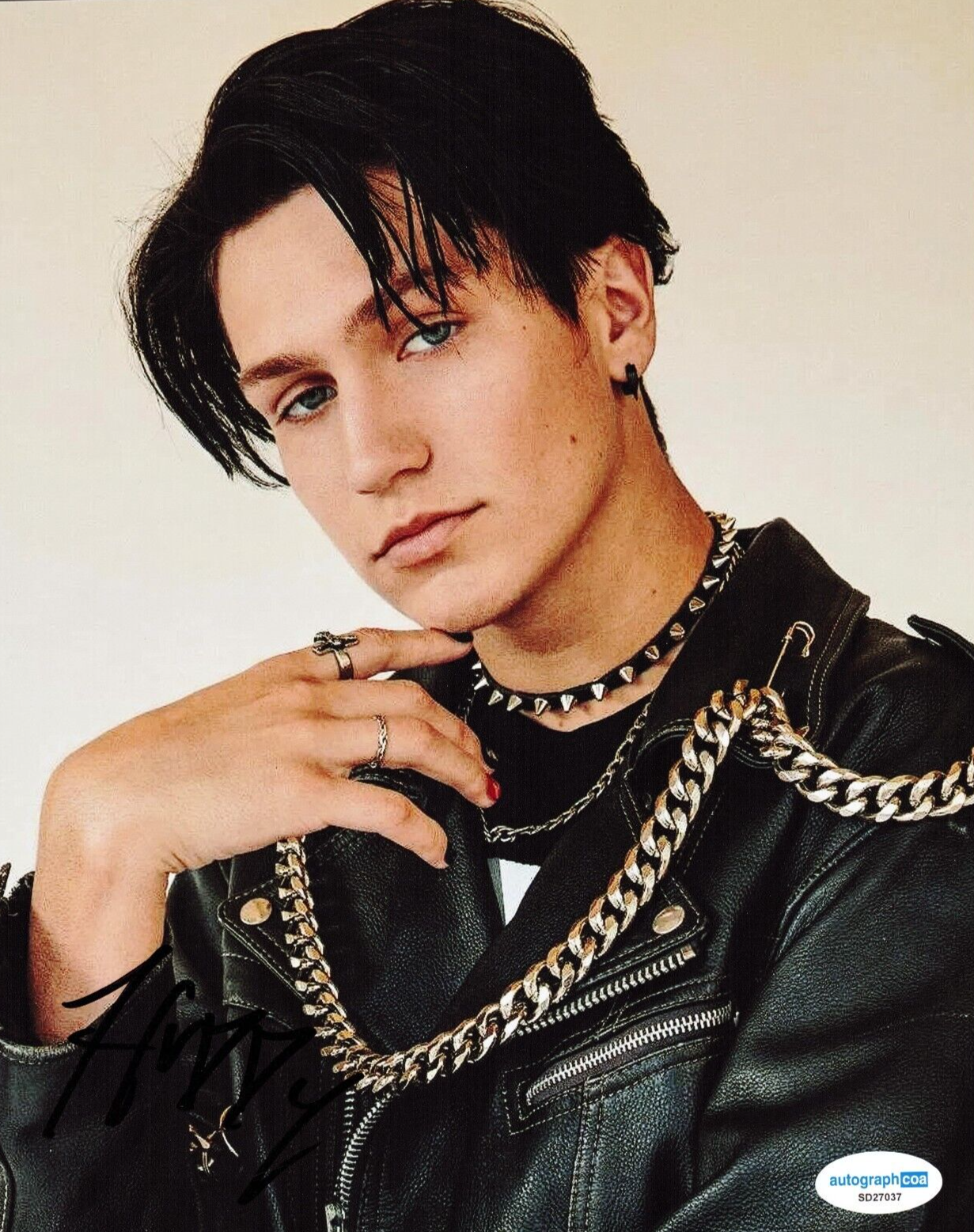 Huddy Cole Hudson Signed 8x10 Photo Hype House Hip Hop Rap w/ACOA SD27037