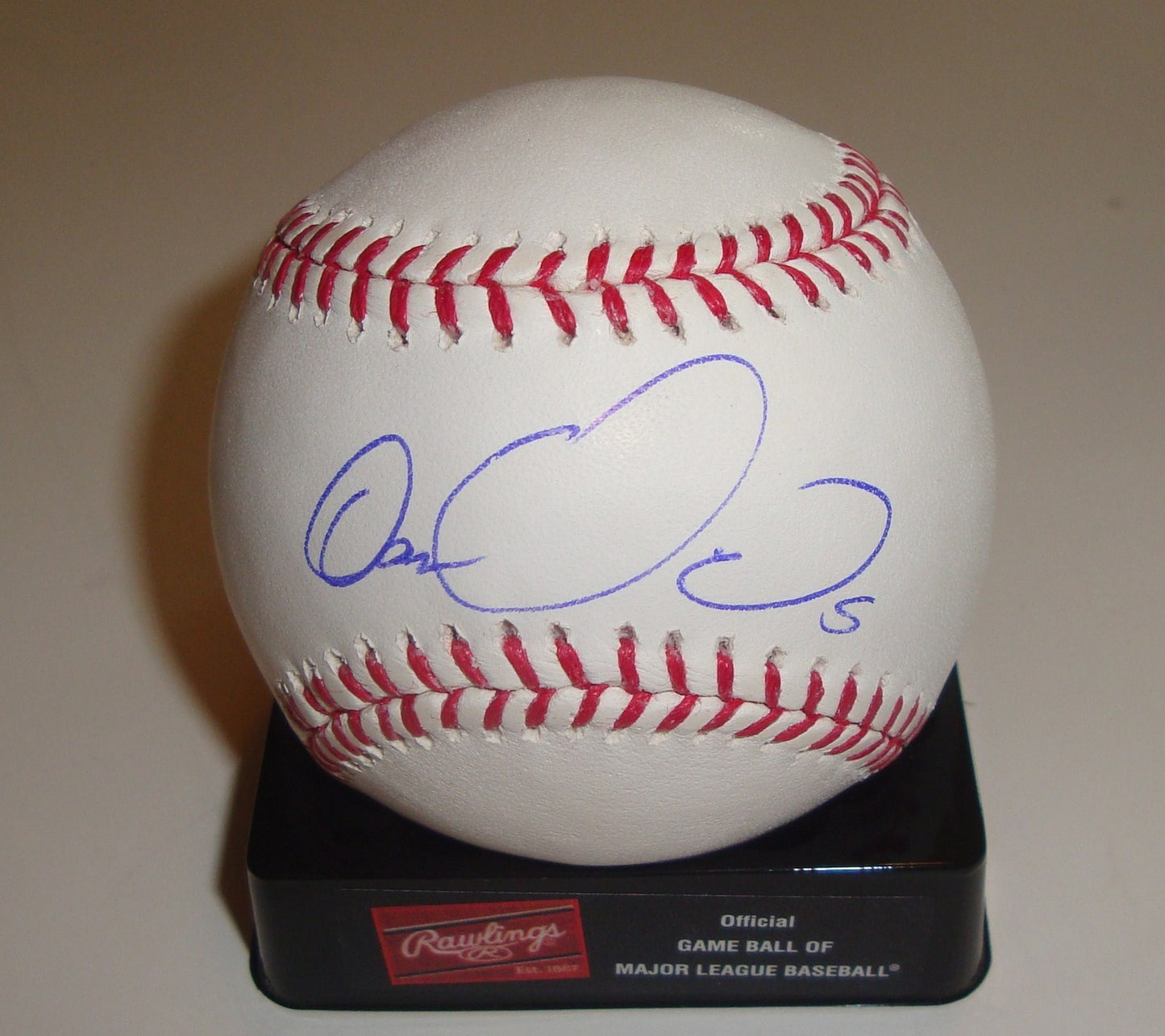 Carlos Gonzalez Signed Baseball w/COA Official MLB Colorado Rockies