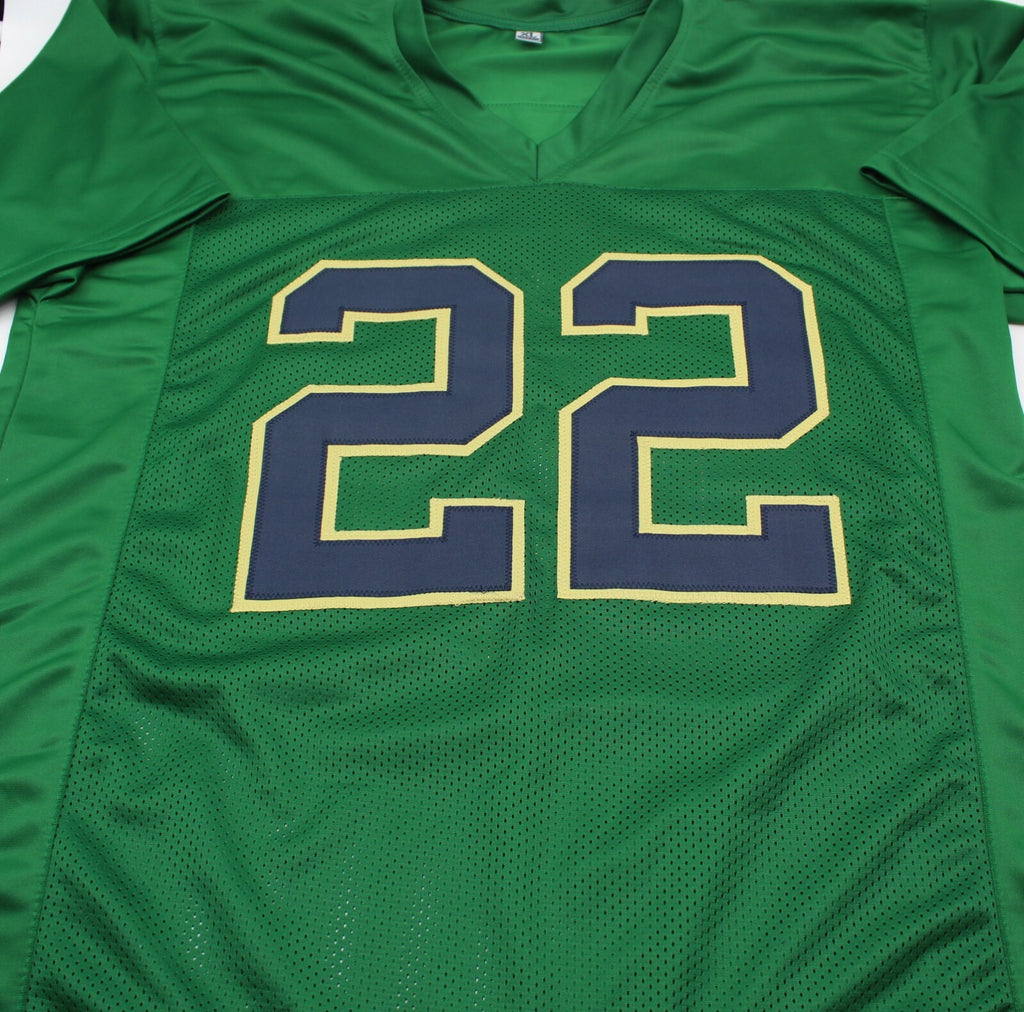 Logan Diggs Signed Custom Green Notre Dame Jersey w/JSA COA Witness Go Irish