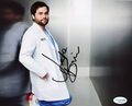 Jake Borelli Grey's Anatomy Dr. Levi Schmitt Signed 8x10 Photo w/ACOA SD59994
