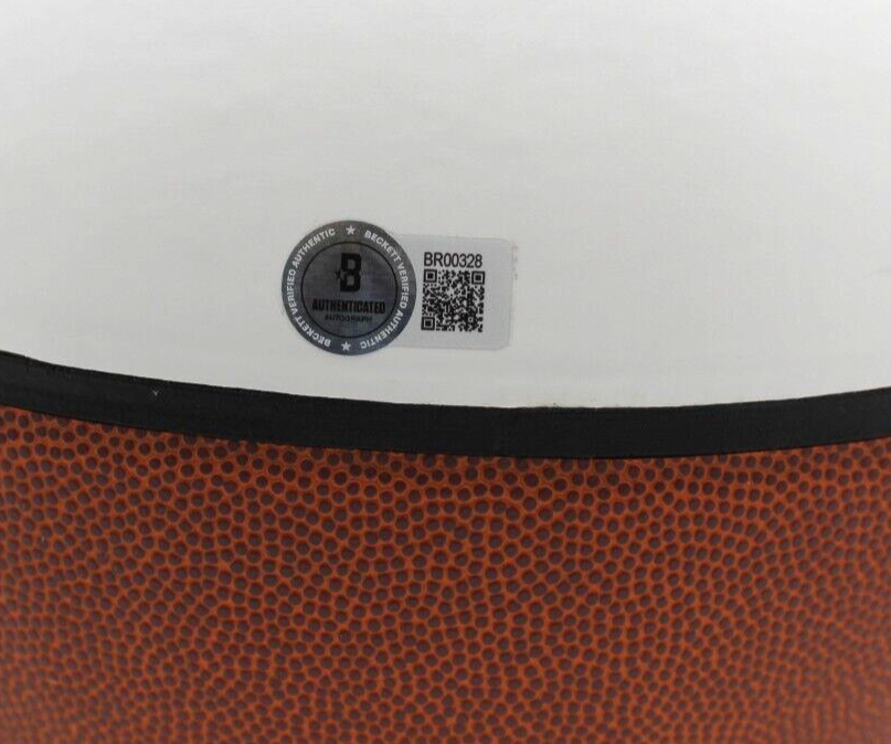 Joakim Noah Signed Chicago Bulls Logo Basketball W/Beckett COA BR00328