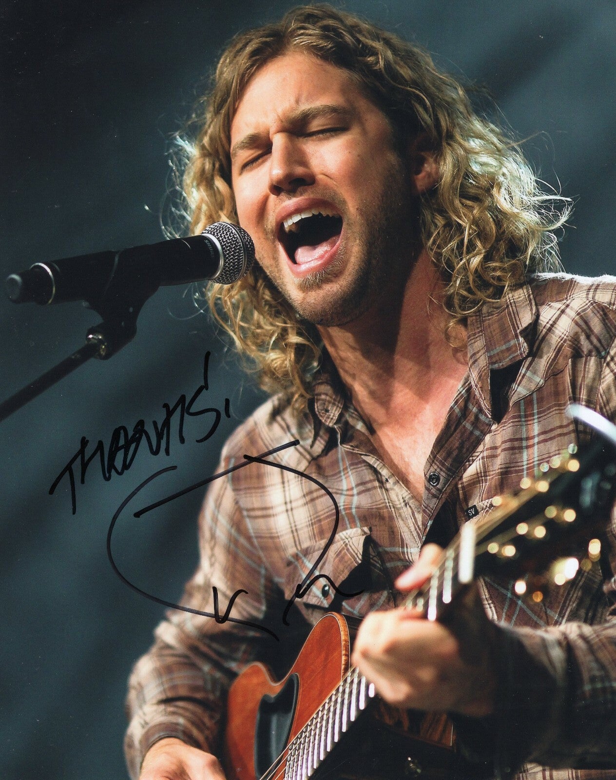 Casey James Signed 8x10 Photo w/COA American Idol Let's Don't Call It A Night 