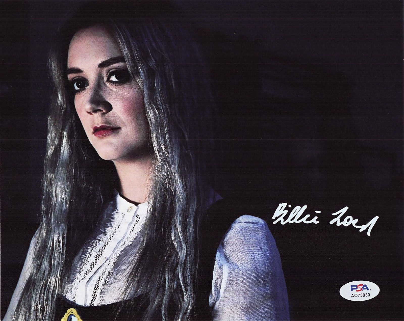 Billie Lourd Signed Star Wars Lieutenant Connix 8x10 Photo w/PSA DNA AO73830
