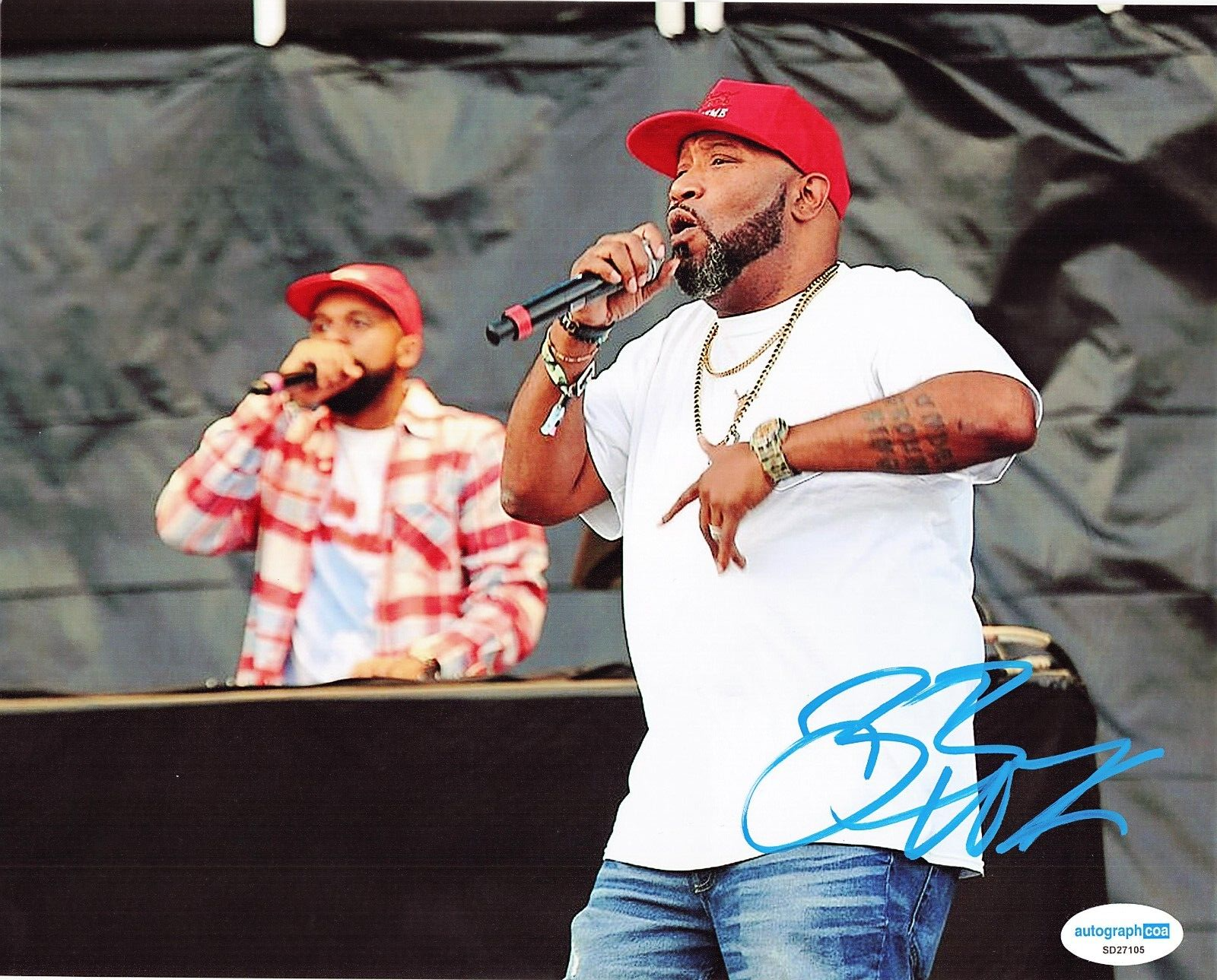 Bun B Signed 8x10 Photo Rapper Hip Hop UGK Trill OG w/ACOA SD27105