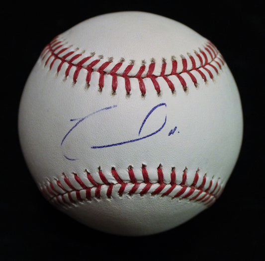 Javier Guerra Signed Official Major League Baseball w/COA San Diego Padres