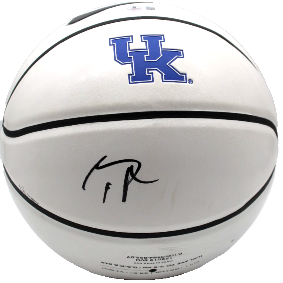 Bam Adebayo Signed Kentucky Wildcats Basketball w/Beckett COA BW61115 Miami Heat