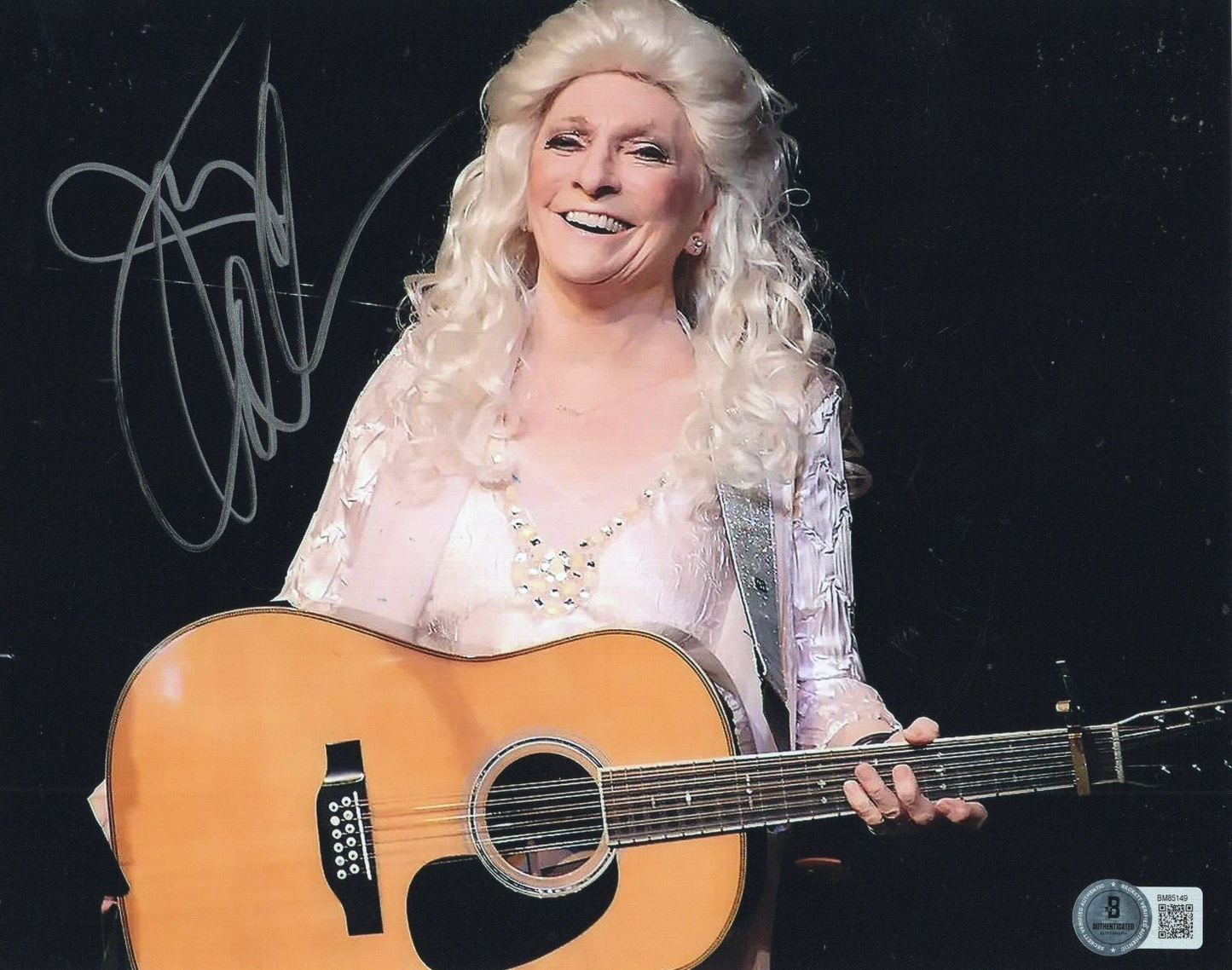 Judy Collins Music Academy Award Grammy Signed 8x10 Photo w/Beckett COA BM85149