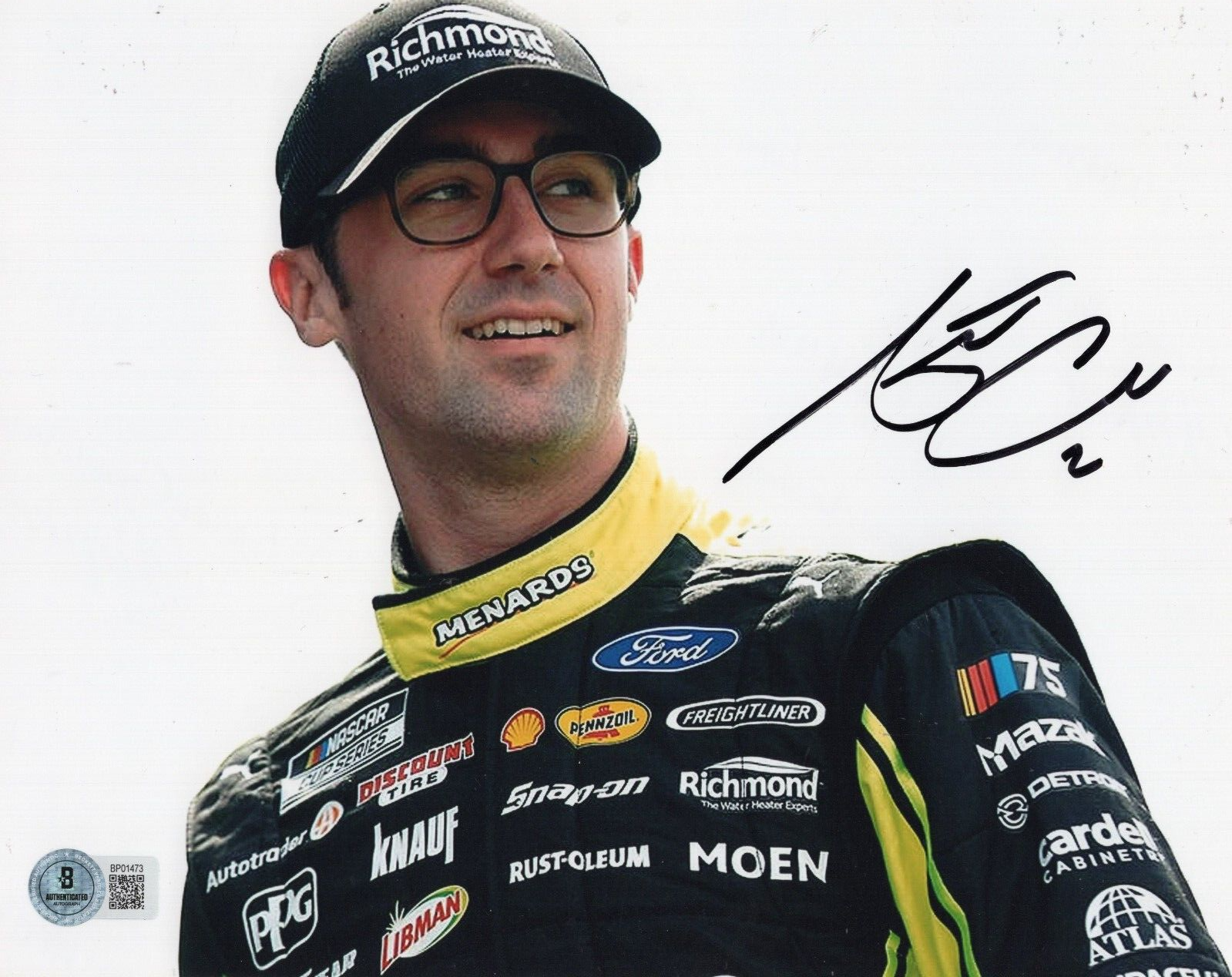 Austin Cindric Nascar Racing Driver Signed 8x10 Photo w/Beckett COA BP01473