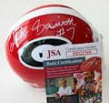 D'Andre Swift Signed Red Georgia Bulldogs Mini Helmet w/JSA COA DD22769 C