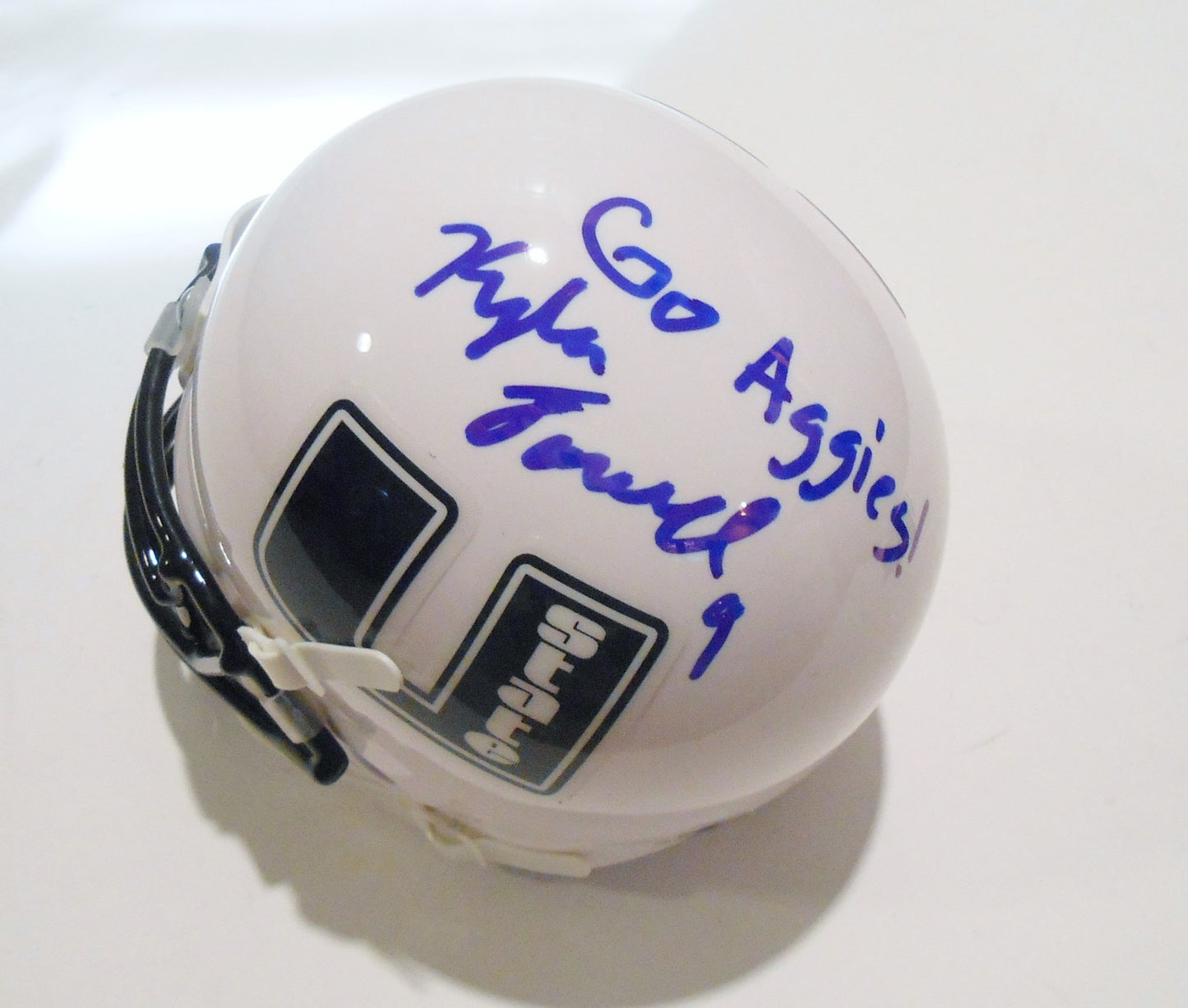 Kyler Fackrell Signed Utah State Aggies Mini Helmet w/COA