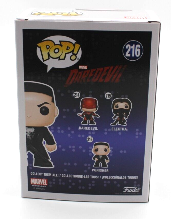 Jon Bernthal Signed Punisher Daredevil Funko Pop 216 w/Beckett COA BM61798