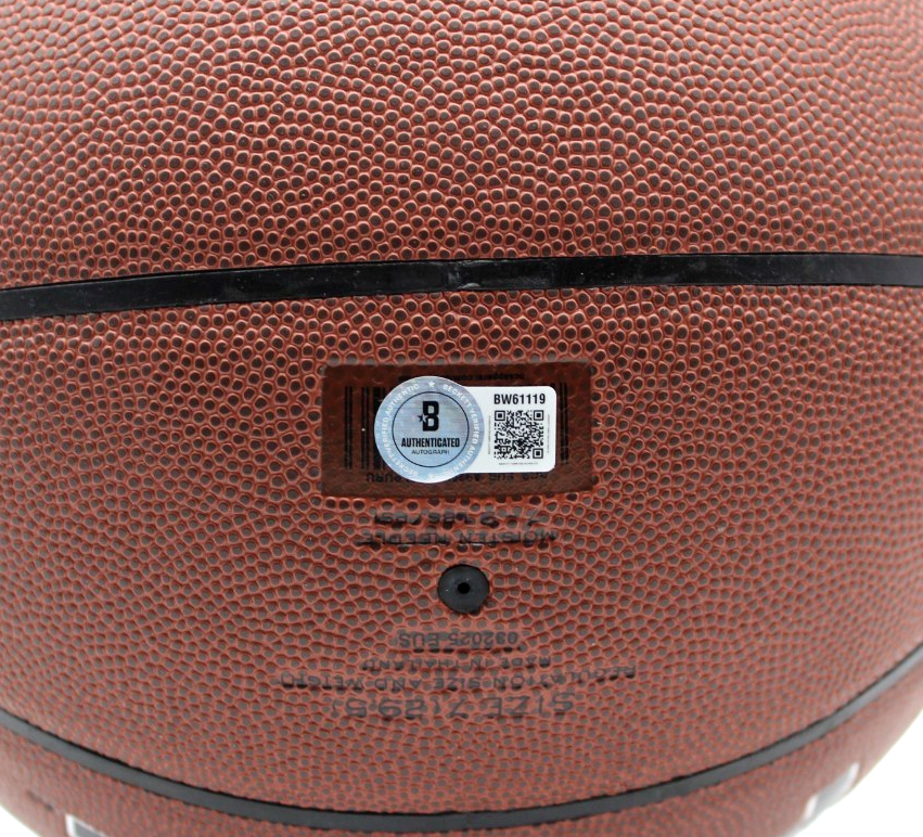Matt Painter Signed Purdue Boilermakers Nike Basketball w/Beckett BAS COA #1