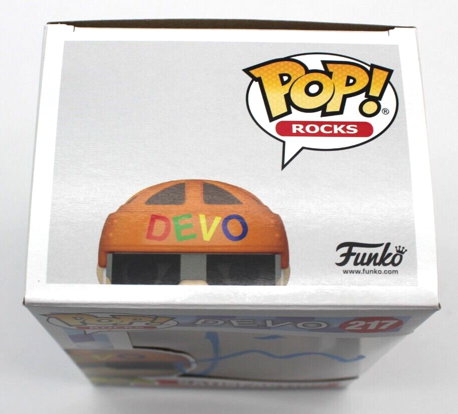 Gerald Casale Signed Devo Satisfaction Funko Pop 217 w/Beckett COA BM98977