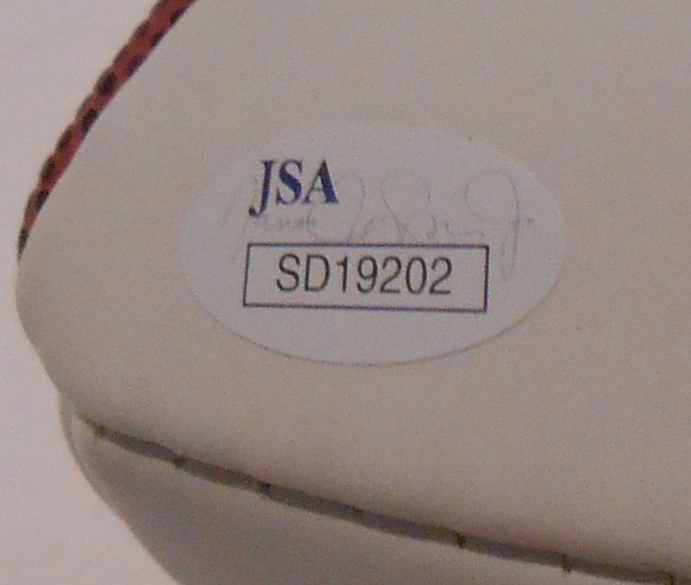 Robert Nkemdiche Signed Arizona Cardinals Logo Football w/JSA COA SD19202