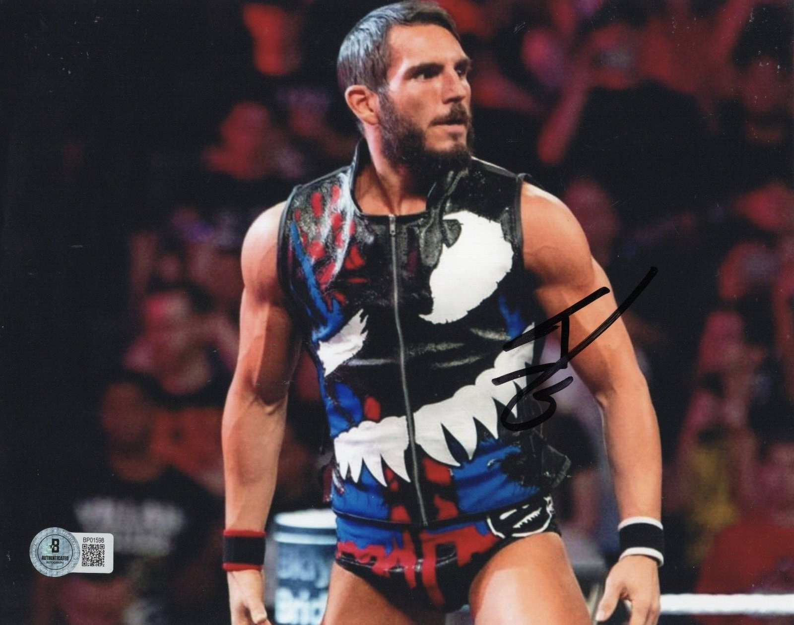Johnny Gargano Wrestling WWE NXT Signed 8x10 Photo w/Beckett COA BP01598