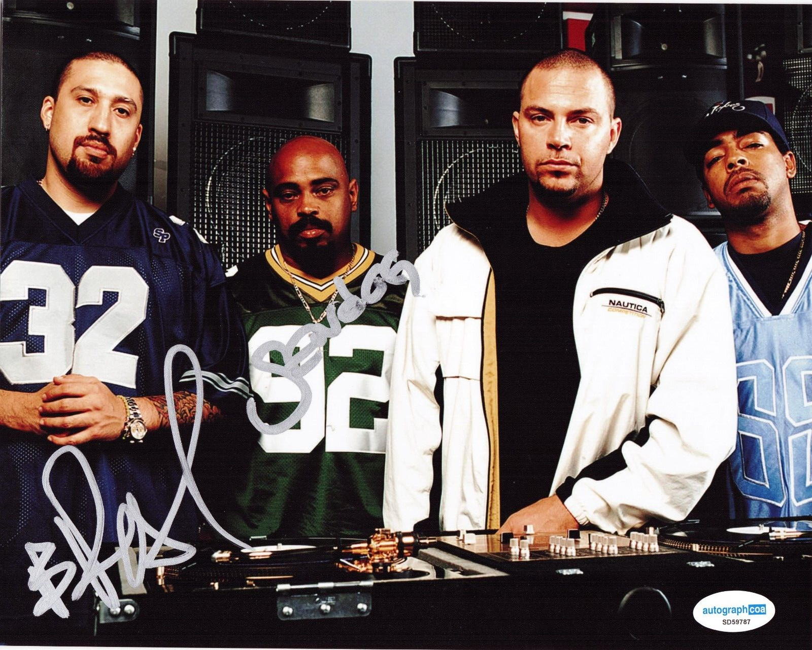 B-Real &  Sen Dog Cypres Hill Rap Hip Hop Signed 8x10 Photo w/ACOA SD59787
