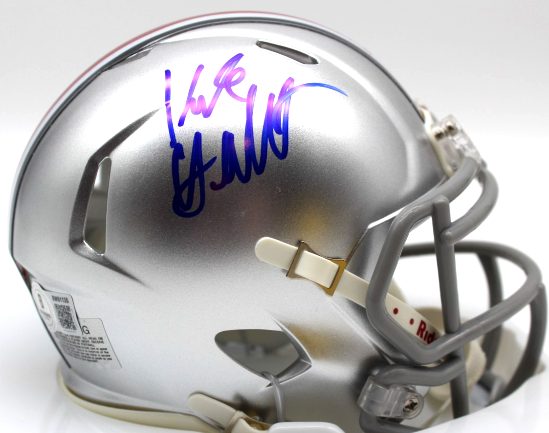 Kirk Herbstreit Ohio State Buckeyes Signed Mini Helmet w/Beckett COA BW61135