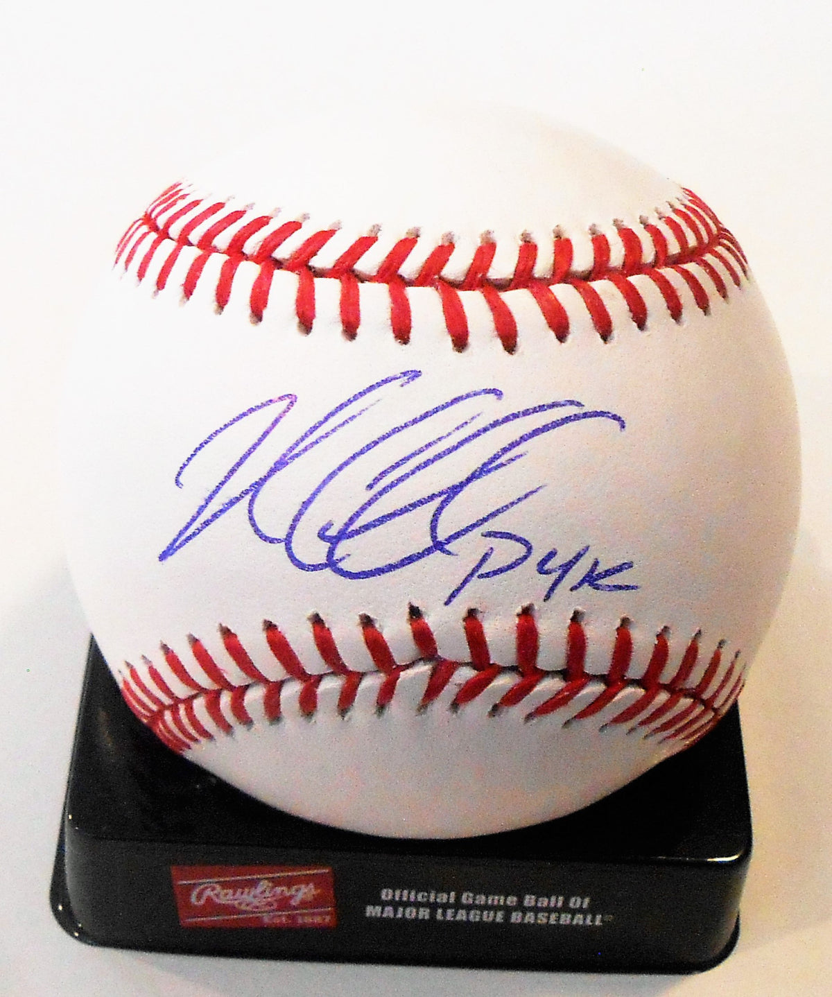 Nick Ciuffo Signed Official Major League Baseball W/COA Tampa Bay Rays