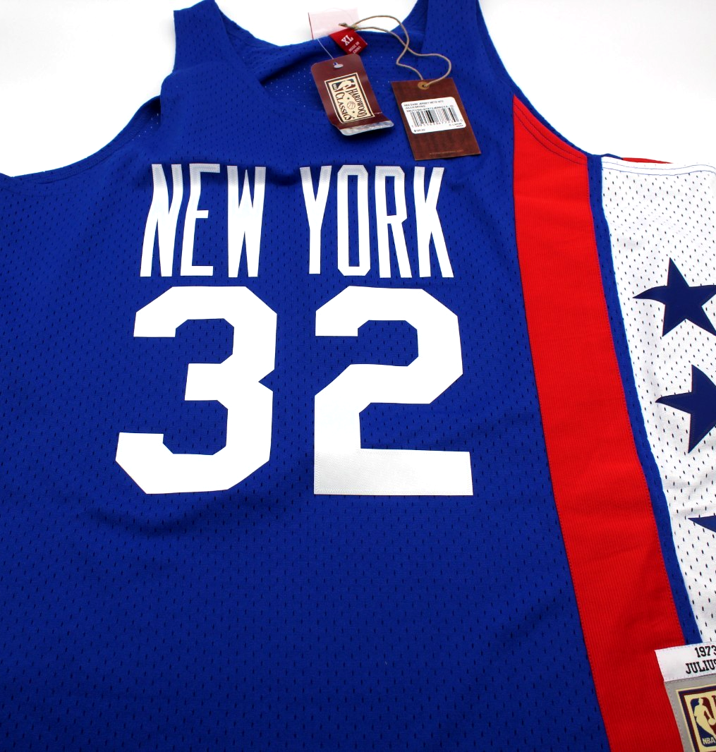 Julius Erving Signed New York Nets Brand New XL Jersey W/Beckett BAS COA BT56246