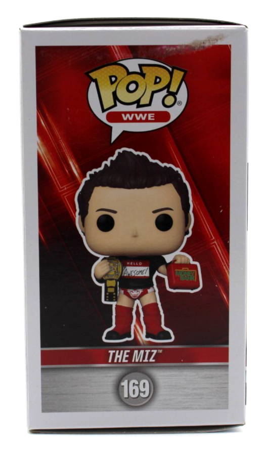 The Miz Michael Mizanin Signed WWE Funko Pop 169 w/Beckett COA BU41122