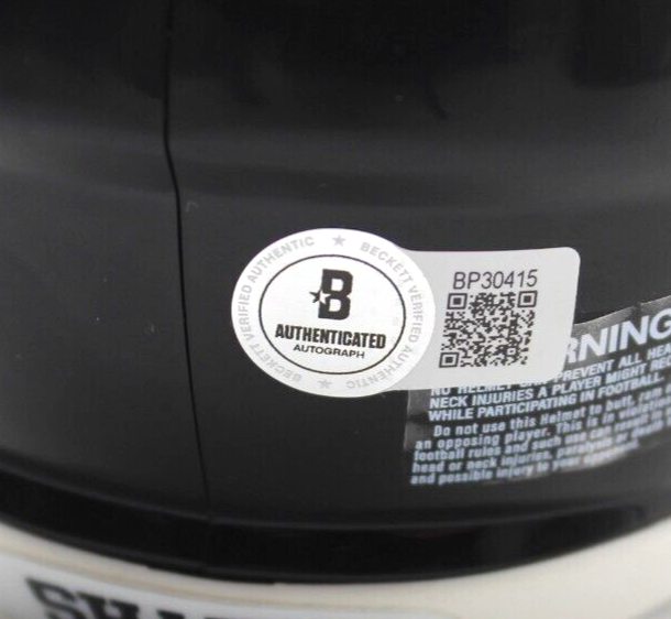 LL Cool J Signed Miami Sharks Washington Mini Football Helmet w/Beckett BP30415