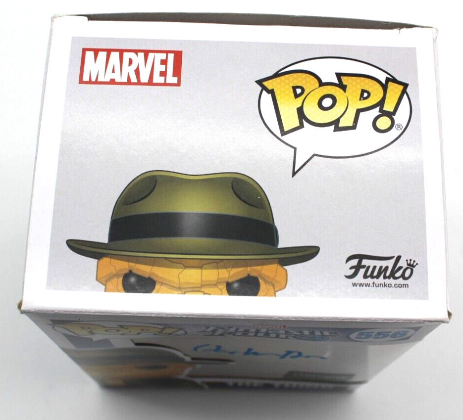 Ebon Moss-Bachrach Signed Fantastic Four The Thing Funko Pop 556 w/Beckett COA