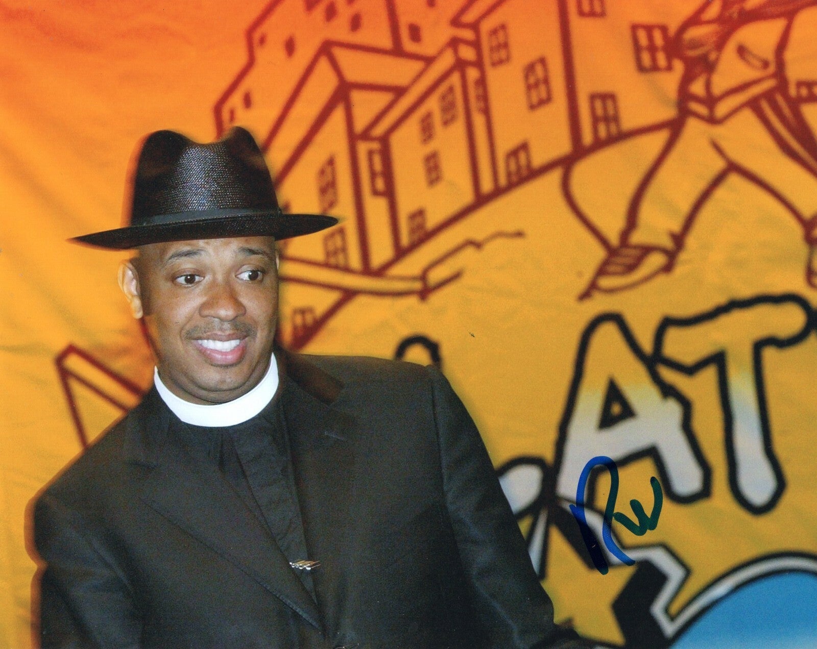 Joseph Simmons Rapper Signed 8x10 Photo w/COA Rev Run Runs House  