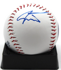 James Triantos Signed Major League Chicago Cubs Logo Ball w/Beckett BAS BR93219
