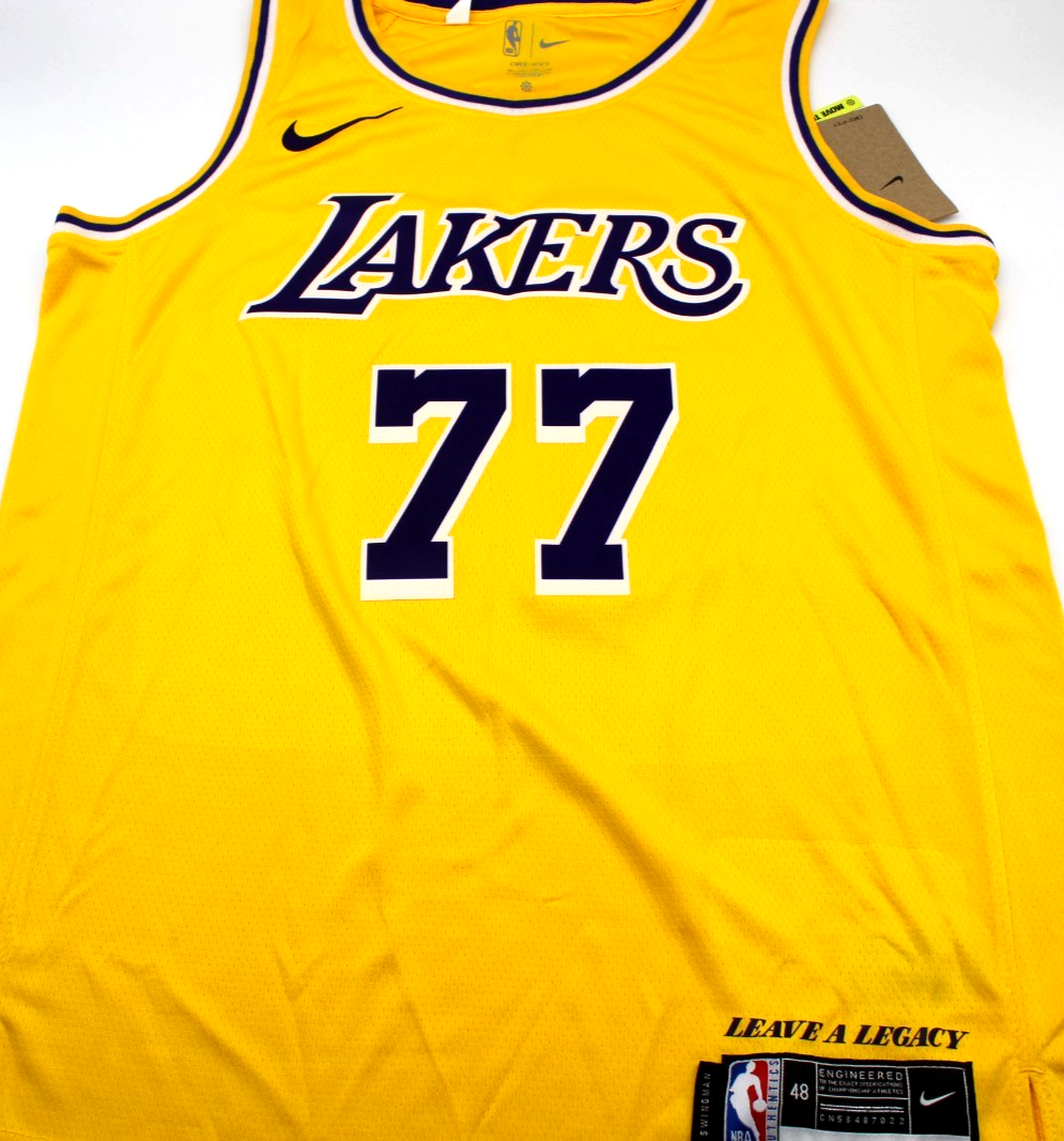Luka Doncic Signed Los Angeles Lakers Home Jersey W/PSA DNA COA AP29109