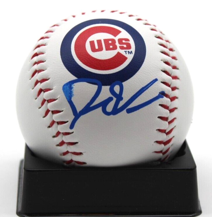 Jordan Wicks Signed Chicago Cubs Major League Logo Ball w/Beckett BAS BR93263