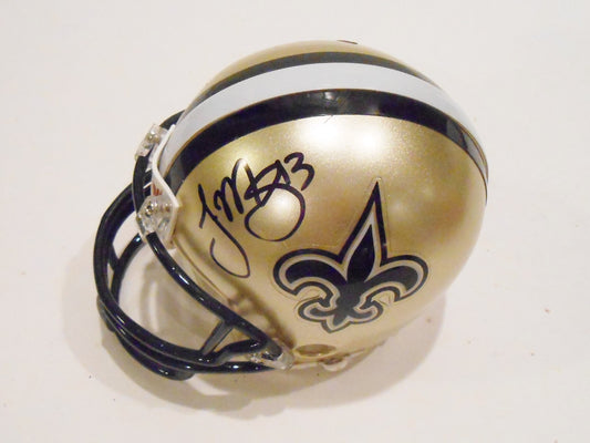 Joseph Morgan Signed New Orleans Saints Mini Helmet w/COA #1
