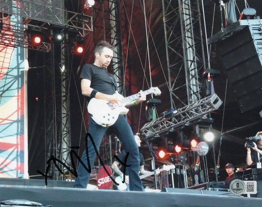 Tim Mcilrath Rise Against Signed 8x10 Photo w/Beckett COA BP01576